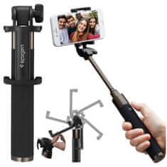 Spigen Selfie Stick Bluetooth držalo za telefon Foto Monopod Spigen Wireless S530W Black