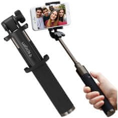 Spigen Selfie Stick Bluetooth držalo za telefon Foto Monopod Spigen Wireless S530W Black