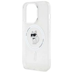 Karl Lagerfeld Karl Lagerfeld KLHMP15LHFCCNOT ohišje za iPhone 15 Pro 6,1" prozorno trdo ohišje IML Choupette MagSafe