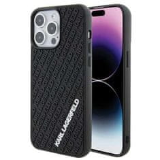 Karl Lagerfeld Karl Lagerfeld KLHCP15X3DMKRLK etui za iPhone 15 Pro Max 6,7" black/black trdi ovitek 3D Rubber Multi Logo