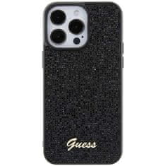 Guess Guess etui GUHCP15XPMSDGSK za iPhone 15 Pro Max 6,7", črno/črno, trdi etui Disco Metal Script