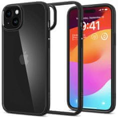 Spigen Spigen Ultra hibridni etui za iPhone 15 hrbtni etui Black Matte Black