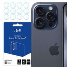 3MK Hibridno steklo za iPhone 15 Pro pokrov objektiva kamere 3mk Zaščita objektiva 4x komplet