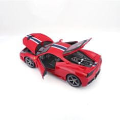 Maisto Bburago 1:18 Ferrari 458 Speciale Ferrari Race&amp;Play rdeča 18-16002