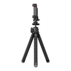 Apexel Prilagodljiv stativ Octopus APEXEL APL-JJ025 z adapterjem GoPro (črn)