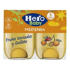 Miramarket Otroška krompirjeva kašica Hero Merienda Frutas Galleta (2 x 190 gr)