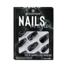 Essence Nails In Style Odtenek 17 you're marbellous Set umetni nohti 12 kos