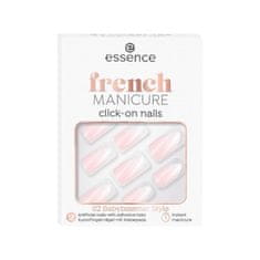 Essence French Manicure Click & Go Nails Odtenek 02 babyboomer Set umetni nohti 12 kos