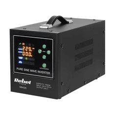 Rebel Inverter čisti sinus POWER-1000-LFP4, 12V 230V 1000VA/700W