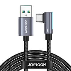 Joyroom Kabel USB na USB-C, kotni Joyroom S-AC027A17 3A, 1,2 m (črn)