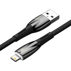 BASEUS Kabel USB za serijo Lightning Baseus Glimmer, 2,4 A, 1 m (črn)