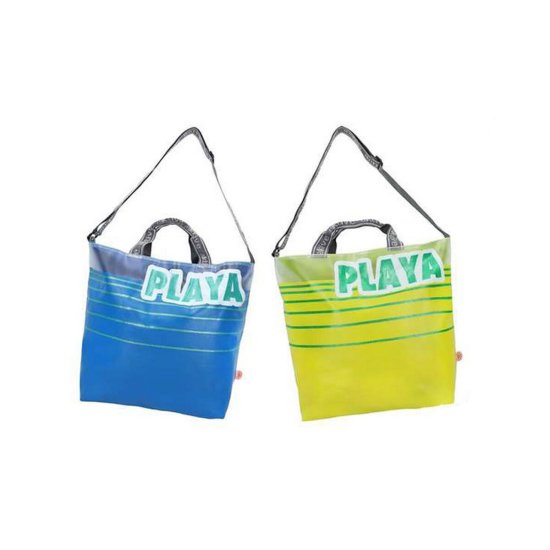 Miramarket Torba za na plažo Colorbaby Modra Zelena PVC 52 x 14,5 x 40 cm (52 x 14,5 x 40 cm)