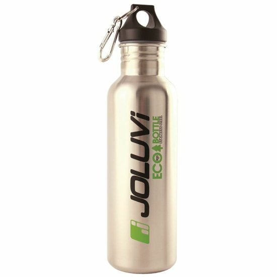 Miramarket Steklenica z vodo Joluvi Ecobottle 800 ml Siva Pisana Aluminij