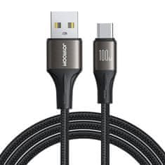 Joyroom Kabel USB na USB-C Joyroom SA25-AC6 / 100W / 1,2 m (črn)