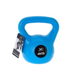 Miramarket Kettlebell utež XQ Blue 4 Kg