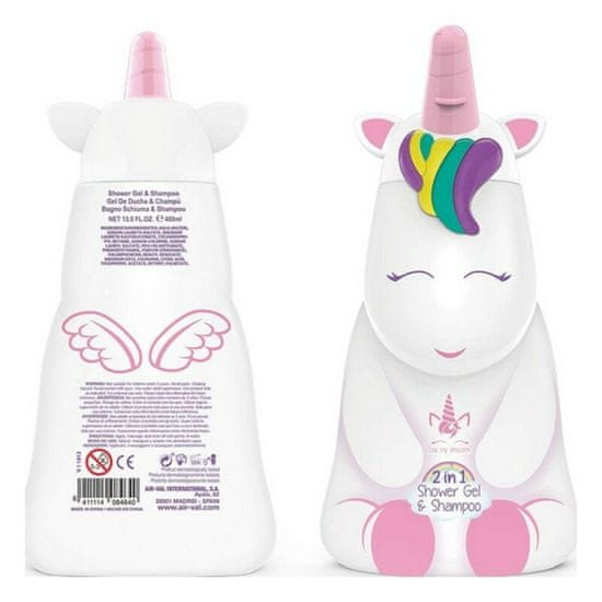 Miramarket Gel in šampon za lase 2 v 1 Eau My Unicorn Cartoon P8472 400 ml