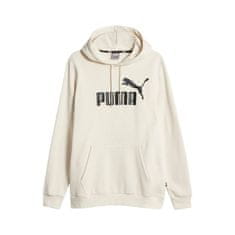 Puma Športni pulover bež 192 - 197 cm/XXL Ess Big Logo Hoodie Fl Evening