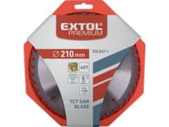 Extol Premium Žagin list z rezili SK, O 210x3,0x30mm, 40T