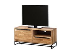 Terconwood Masivna TV omarica Valenje, masivni slovenski hrast, 120x45x45