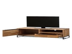 Terconwood Masivna TV omarica Valenje, masivni slovenski hrast, 120x45x45