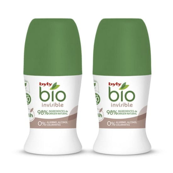 Miramarket Deodorant s Kroglico BIO NATURAL 0% INVISIBLE Byly (2 pcs)