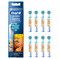 Oral-B Pro Kids 3+ Lion King glava ščetke, 8 kosov