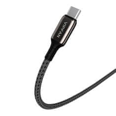 Vipfan Kabel USB-C z Lightning VFAN P03 1,5 m, Power Delivery (črn)