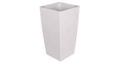 Plastkon Plastkon Eliot Stone dekorativni lonec 25 x 46 cm bela 1 kos