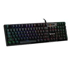 A4Tech Bloody B750N mehanska gaming tipkovnica, osvetljena, zeleno stikalo, USB, CZ, črna