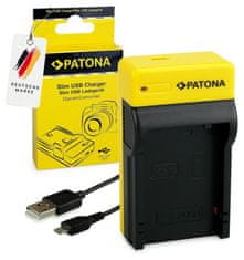 PATONA Foto polnilec Canon LP-E8 slim, USB