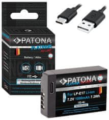 PATONA baterija za Canon LP-E17 1000mAh Li-Ion Platinum USB-C polnjenje