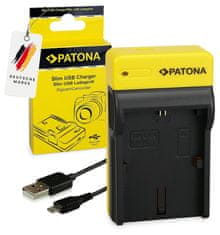 PATONA Foto polnilec Canon LP-E6 slim, USB