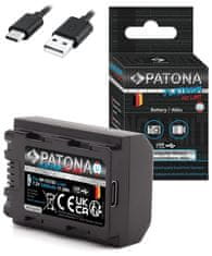 PATONA baterija za Sony NP-FZ100 2400mAh Li-Ion Platinum USB-C polnjenje