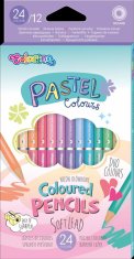 Colorino Pastel - okrogle dvostranske barvice 12 kosov / 24 barv