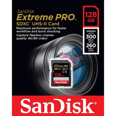 SanDisk Extreme PRO SDXC UHS-II 128 GB