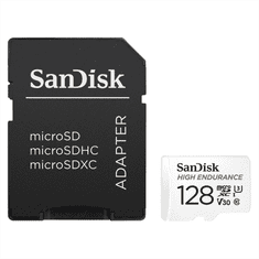 SanDisk High Endurance microSDXC 128 GB + adapter