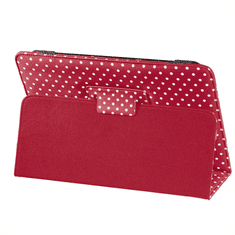 Hama Ovitek za tablični računalnik Polka Dot, do 20,3 cm (8"), rdeč