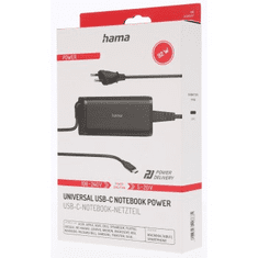 Hama Napajalnik USB-C, Power Delivery, 5-20 V, 92 W