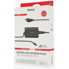 Hama Napajalnik USB-C, Power Delivery, 5-20 V, 65 W