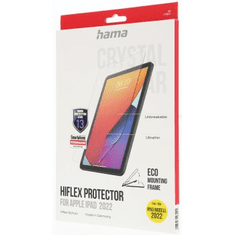 Hama Hiflex, zaščita zaslona pred razbitjem za Apple iPad 10,9" (10. generacija 2022), varnostni razred 13