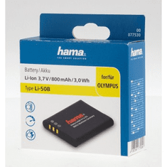 Hama Fotoakumulator tipa Olympus Li-50B, Li-Ion 3,7 V/800 mAh