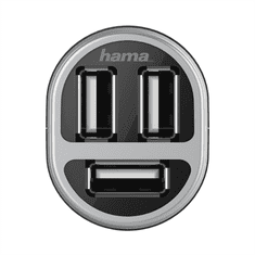 Hama 3xUSB polnilec za vozila, 5,2 A