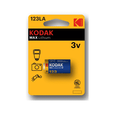 Kodakova baterija MAX Lithium, 123LA