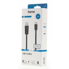 Hama USB-C 3.2 Gen2 kabel tipa A-C 1 m, 10 Gbps