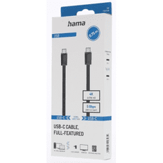 Hama Kabel USB-C 3.2 Gen1, 0,75 m, 5 Gb/s, 100 W