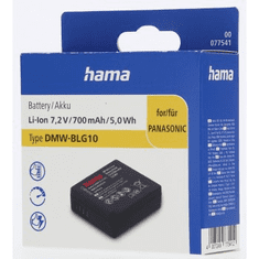 Hama foto baterija tipa Panasonic DMW-BLG10, Li-Ion 7,2 V/700 mAh