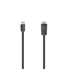 Hama USB-C 3.2 Gen1 kabel tipa C - mikro B, 0,75 m