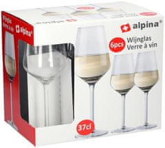 KOZARCI ZA BELO VINO ALPINA 370ML 6 KOSOV