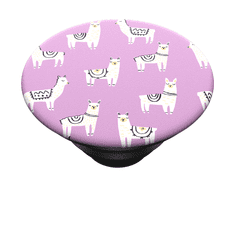 PopSockets PopTop Gen.2, Lotsa Llama, lame na rožnatem ozadju, zamenljiv vrh