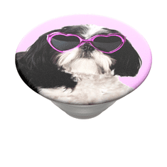 PopSockets PopTop Gen.2, Sassy Shih Tzu, shih tzu s sončnimi očali, zamenljiv vrh